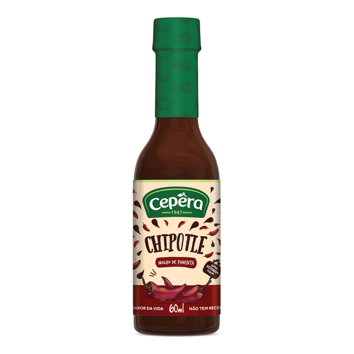 Cepera Chipotle Smoked Pepper Sauce (Molho Defumado de Pimenta) - 60ml BEST BEFORE 11/09/2026