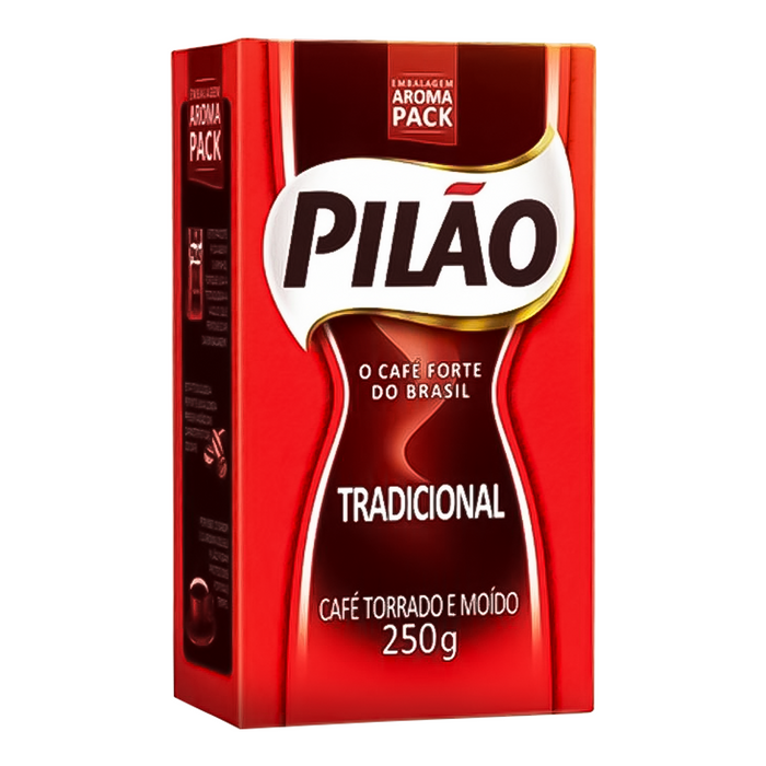 Coffee Ground and Roasted (Cafe Pilao Tradicional) - 250g BEST BEFORE 17/12/2025