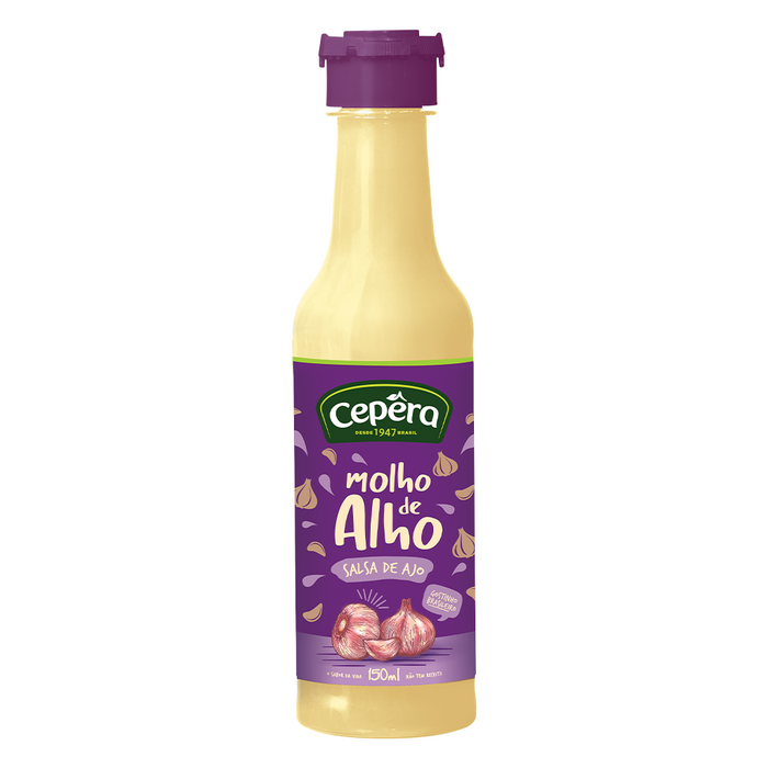 Garlic Sauce (Molho de Alho) - 150ml BEST BEFORE 15/01/2026