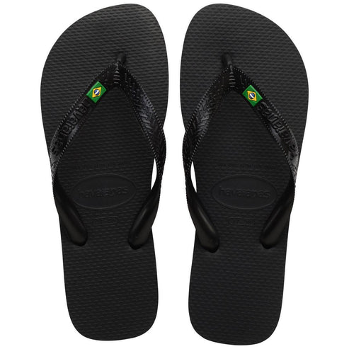 Havaianas Brazil Black Flip-Flops