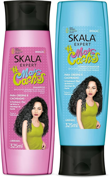 SKALA Perfect Curls Kit – Shampoo & Conditioner (Kit Skala Mais Cachos Shampoo e Condicionador) - 325ml
