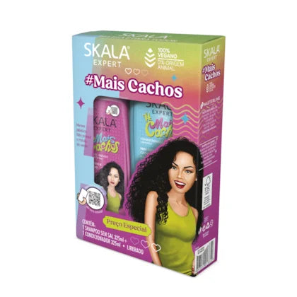 SKALA Perfect Curls Kit – Shampoo & Conditioner (Kit Skala Mais Cachos Shampoo e Condicionador) - 325ml