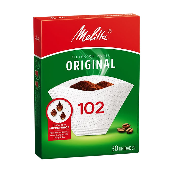 Melitta Coffee Filter Paper size 102 - 30 units ( Filtro de Papel)