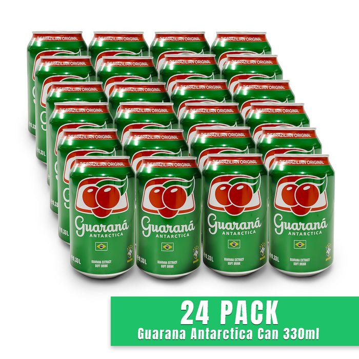 ORIGINAL 24 PACK - Guarana Antarctica Can 330ml - BULK BUY AND SAVE$$