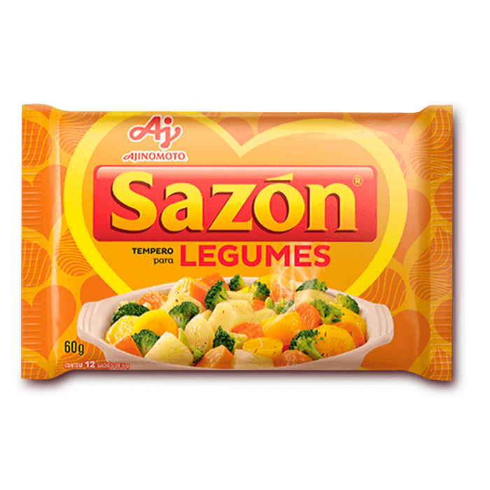 Sazon Vegetables Seasoning (Tempero para Legumes) - 60g BEST BEFORE 30/11/2025