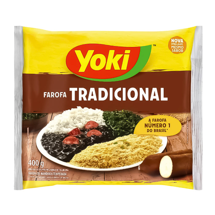 Seasoned Cassava Flour (Farofa Pronta) - 400g