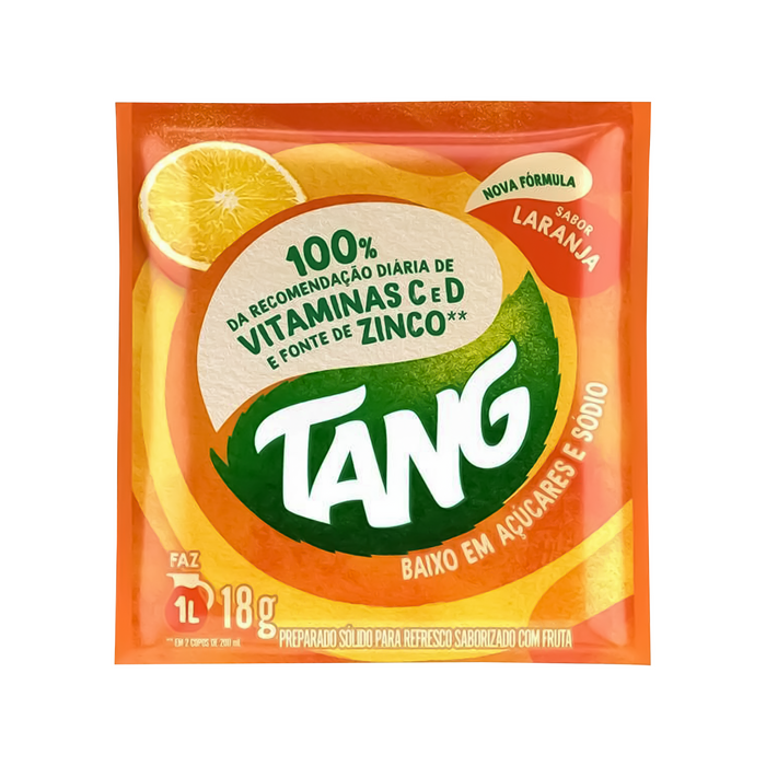 Tang Orange Flavored Powder Drink (Laranja) - 18g BEST BEFORE