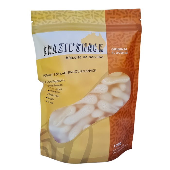 Traditional Manioc Chips (Biscoito de Polvilho) - 100g - BEST BEFORE 31/03/2026