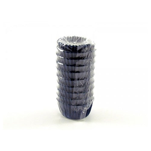 Brigadeiro Black Paper Cups Size 6 (100 very small paper cups)