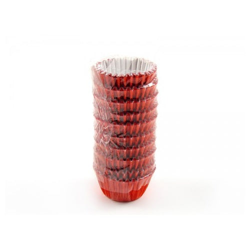Brigadeiro Red Paper Cups Size 6 (100 very small paper cups)