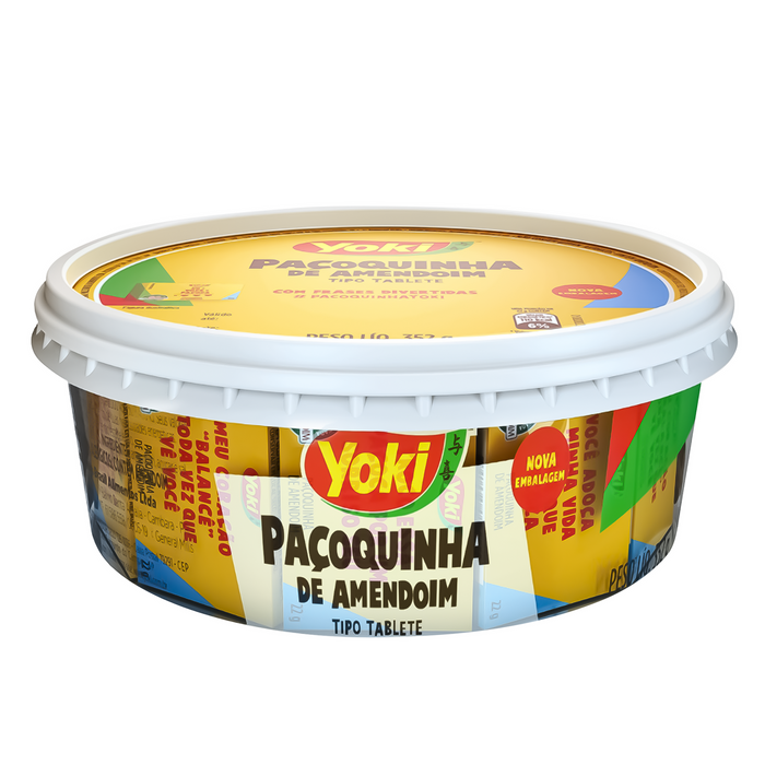 Yoki Sweet Peanut Blocks (Pacoquinha Tablete) - 352g