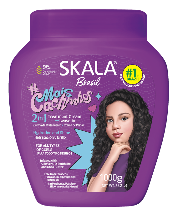 SKALA Hair Treatment Perfect Little Curls Kids (Mascara Capilar Skala Mais Cachinhos) - 1kg