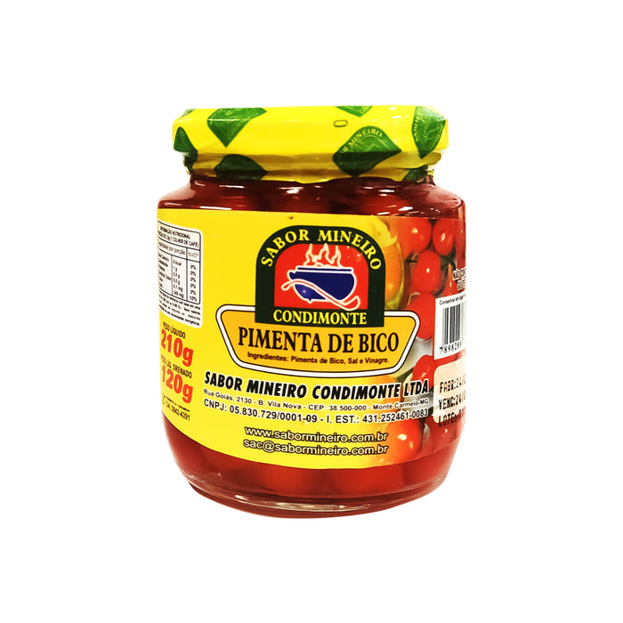 Beak Pepper Sabor Mineiro (Pimenta Biquinho) - 210g BEST BEFORE 09/01/2027