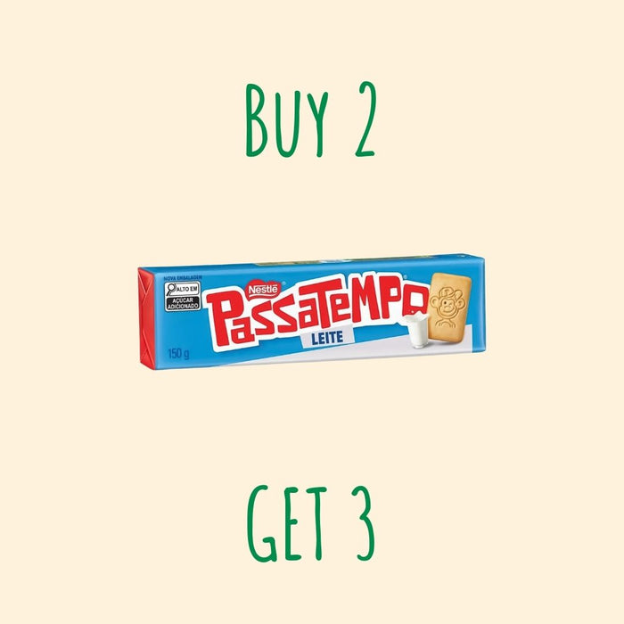 Passatempo Biscuit Milk - BUY 2 GET 3 + Free Trakinas Chocolate - BEST BEFORE 25/12/2024