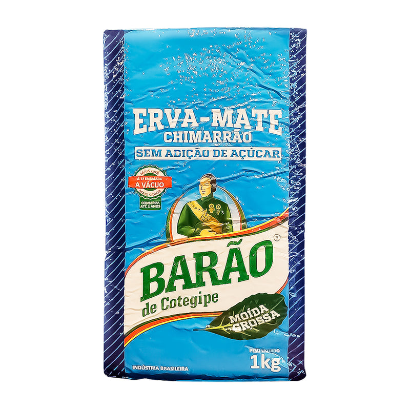 Barao Mate Tea Coarse Ground (Erva Mate Moida Grossa) - 1Kg