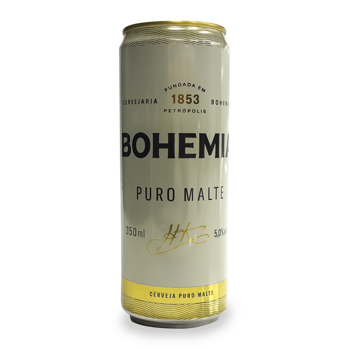 Bohemia Puro Malte Beer Can (Cerveja Bohemia Lata) - 350ml