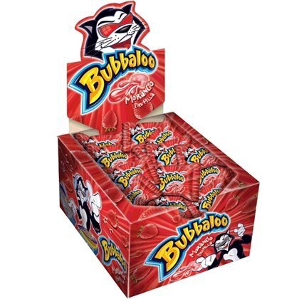 Bubbaloo Bubble Gum Strawberry - 300g (60x5g)