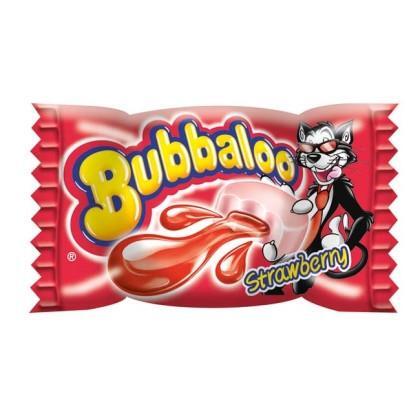 Bubbaloo Bubble Gum Strawberry - 300g (60x5g)