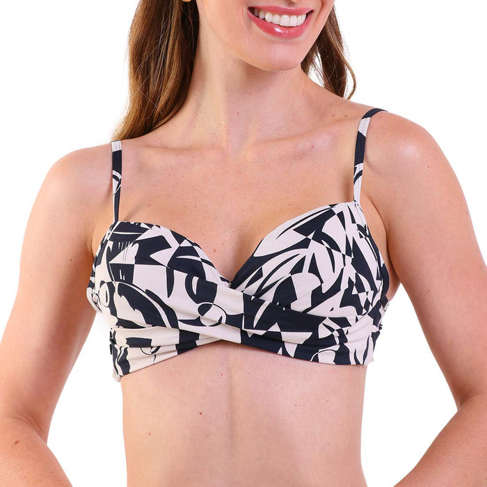 Bikini Top with Crossed Design Cajuart