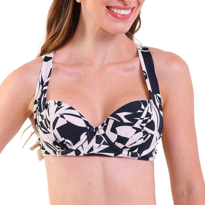 Bikini Top with Push-Up Padding Cajuart