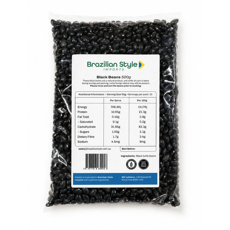 Black Beans (Feijao Preto) - 500g