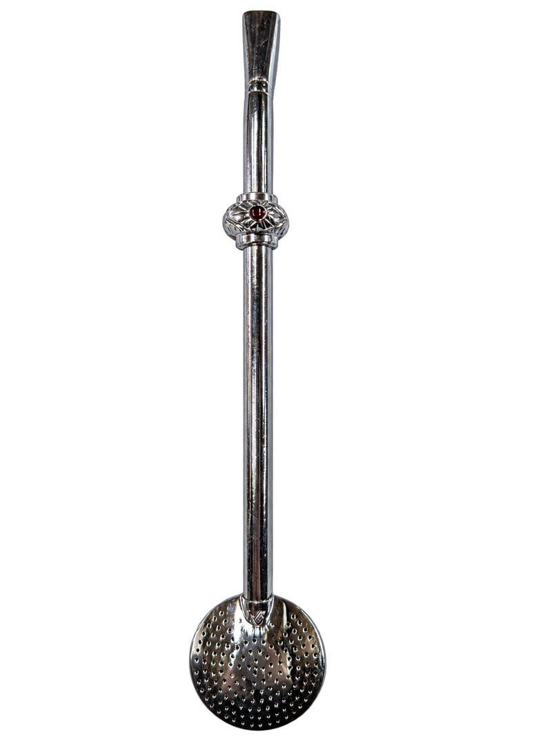 Promate Chrome-Plated Steel Bomba for Mate Tea