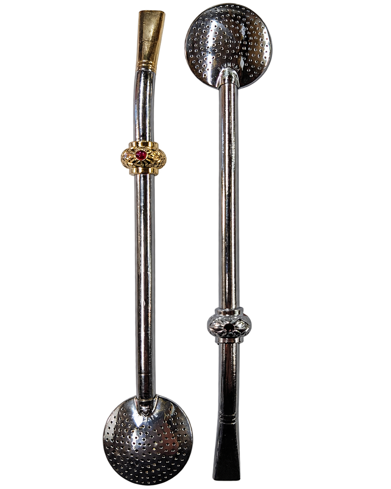 Promate Chrome-Plated Steel Bomba for Mate Tea
