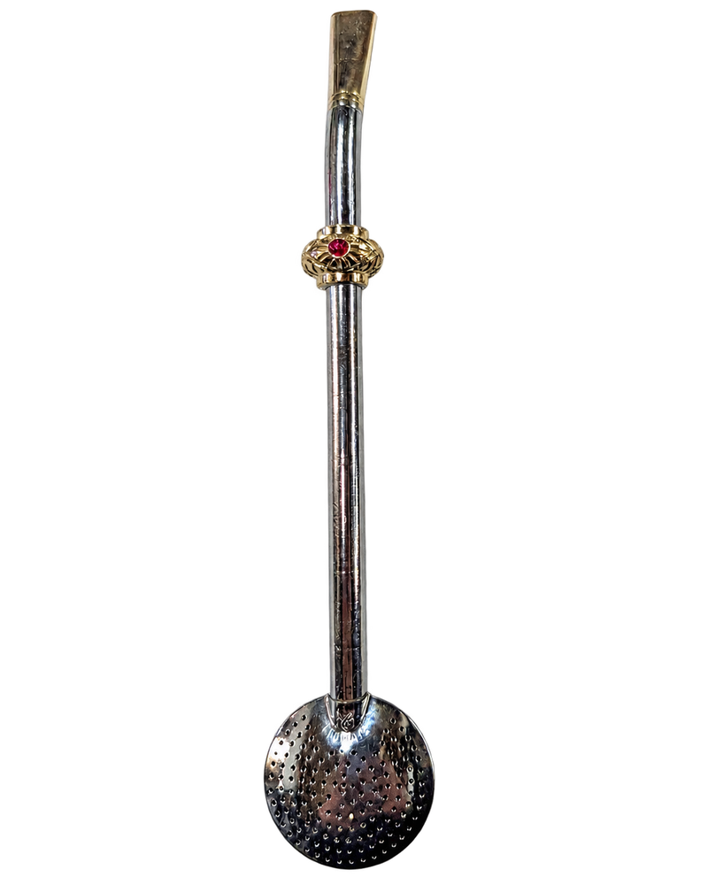 Promate Chrome-Plated Steel Bomba for Mate Tea