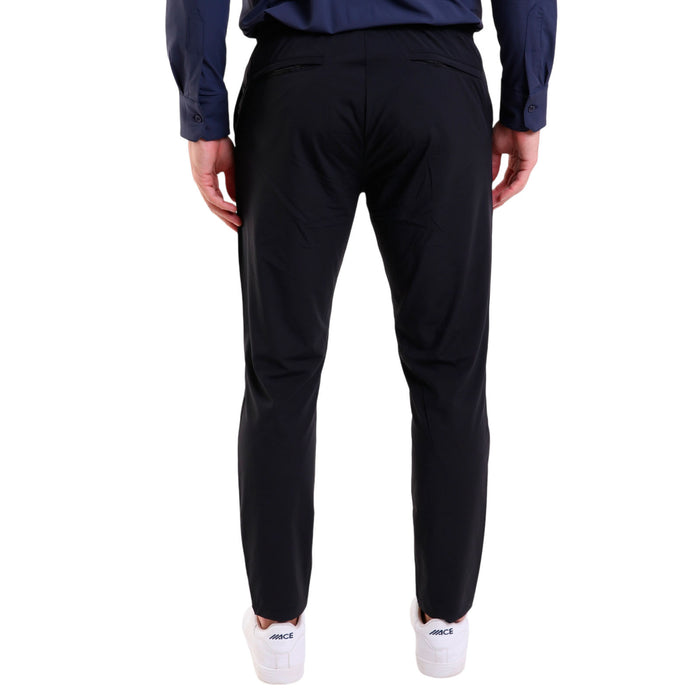 Men's Microfiber Pants with Slash Pockets Black