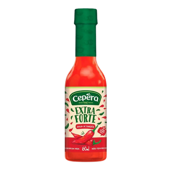 Cepera Hot Sauce Red Pepper (Molho de Pimenta Extra Forte) - 60ml