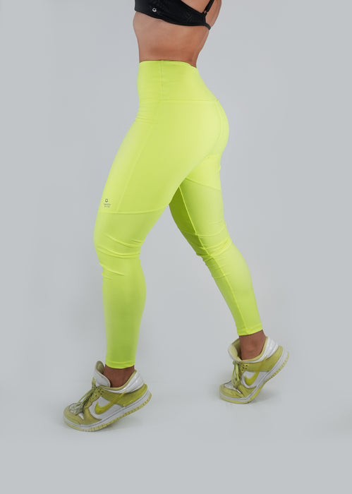 Legging Top Beach clipping Neon Yellow