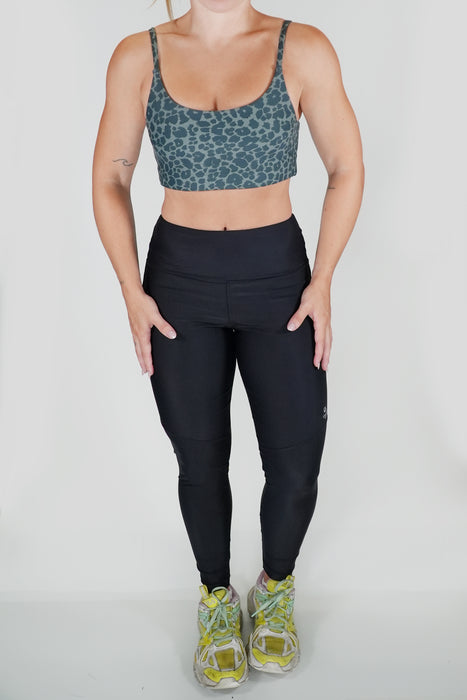 Fitness Top without Padding, Tank Style with Cutouts, Light Pardus Salvaje