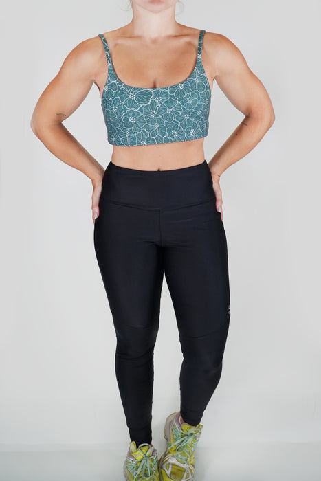 Fitness Top without Padding, Tank Style with Cutouts, Light Flore Mare