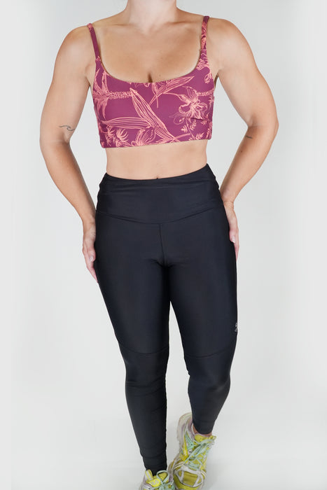 Fitness Top without Padding, Tank Style with Cutouts, Light Royal Palmae