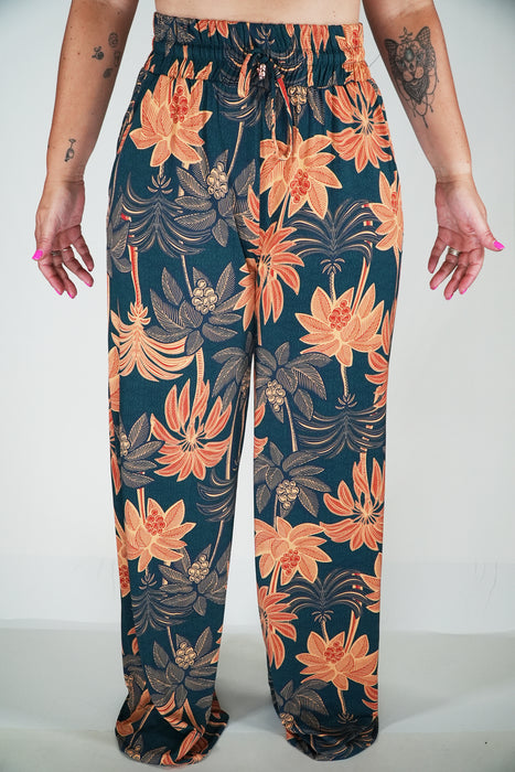 Women's Wide-Leg Pants with Pockets Fluxy Palmas