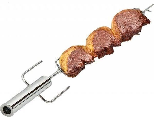 Espetoflex Rotating Skewer Setup with Claws (Espeto Giratorio a pilha)