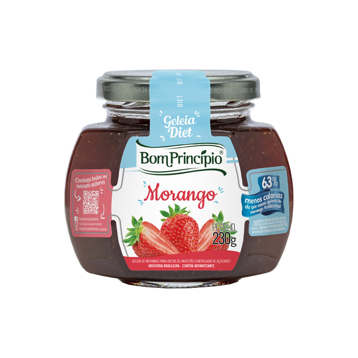 Bom Princípio Strawberry Jam Diet – 230 g