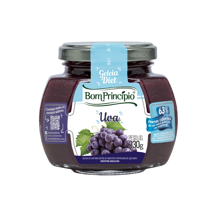 Bom Princípio Grape Jam Diet – 230 g