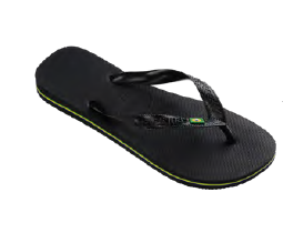 Havaianas Brazil Black Flip-Flops