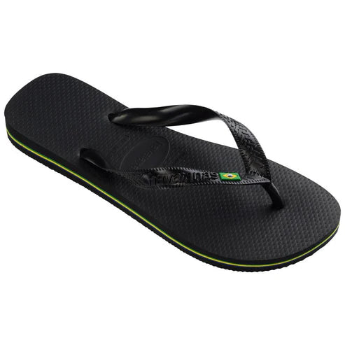 Havaianas Brazil Black Flip-Flops