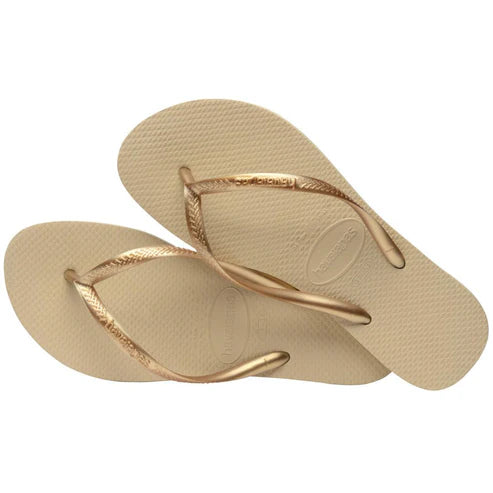 Havaianas Slim Sand/Light Gold Flip-Flops
