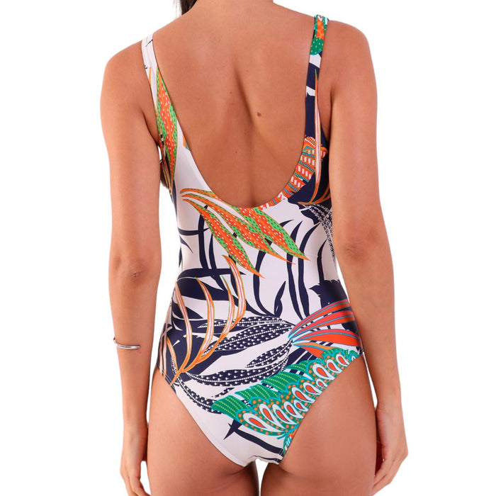 Swimsuit with Crossed Neckline Imaginarium