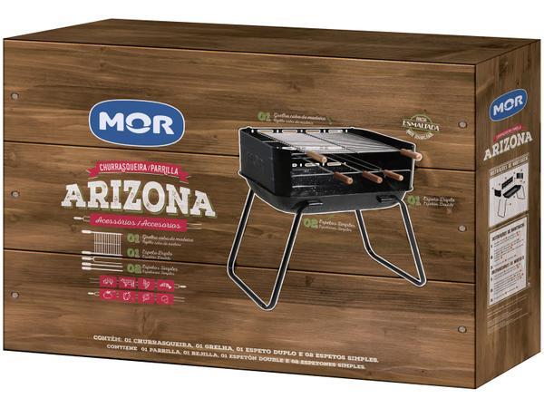 Arizona Enamelled Tray Charcoal BBQ (Churrasqueira MOR)