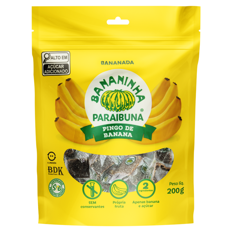 Pingos de Bananinha Paraibuna - 200g