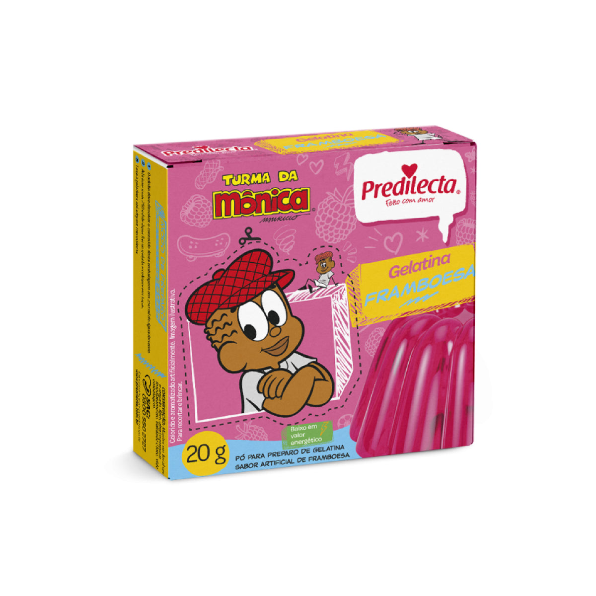 Predilecta Raspberry Gelatin Powder – 20g | Brazilian Style Imports