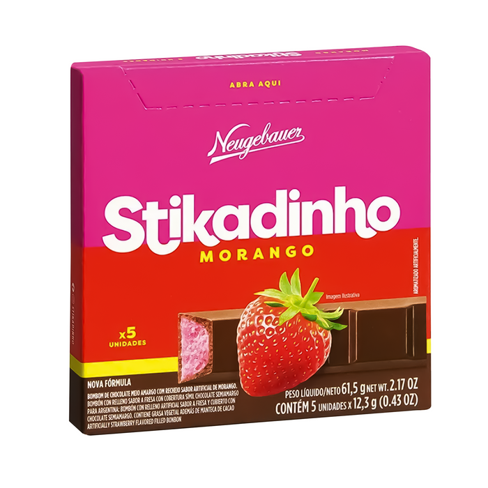 Stikadinho Strawberry (Morango) - 61.5g
