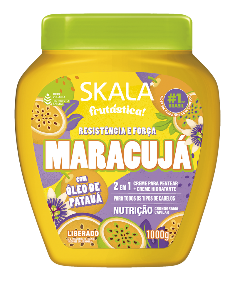 SKALA Hair Treatment Passionfruit & Pataua Oil 2-in-1 (Mascara Capilar Skala  Maracuja & Pataua ) - 1kg