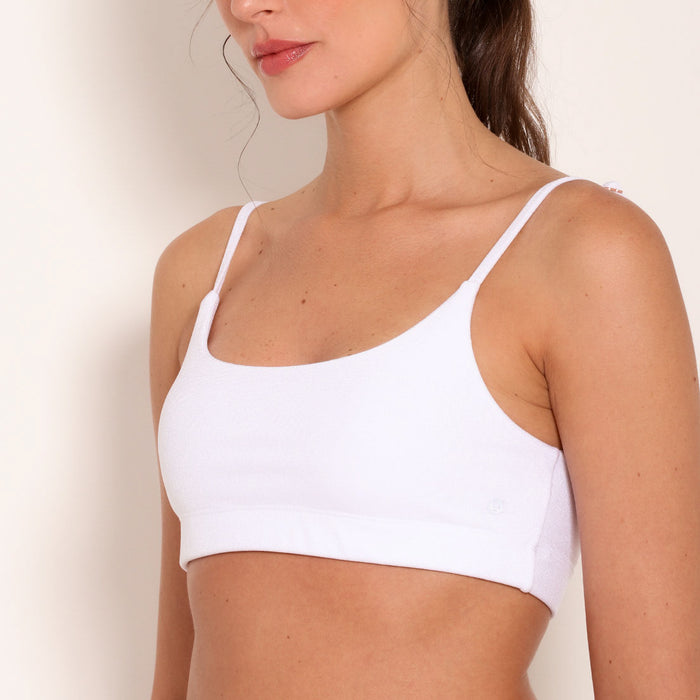 Basic Malibu Tank Fitness Top White