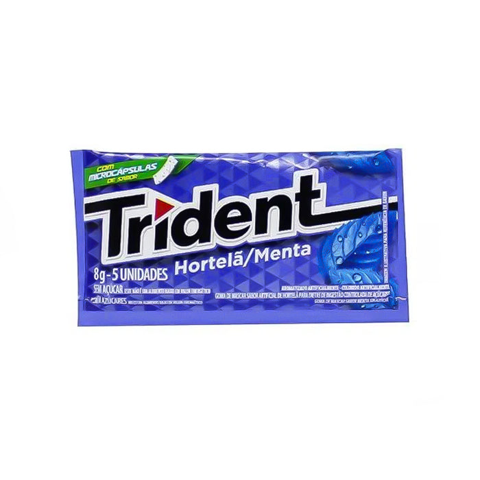 Trident Gum Peppermint (Hortela) - 8g