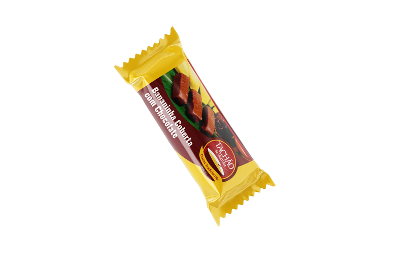 Box with 24 Units of Banana Brownie with Chocolate Tachao – 25g